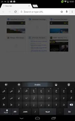 Arabic for GO Keyboard android App screenshot 0